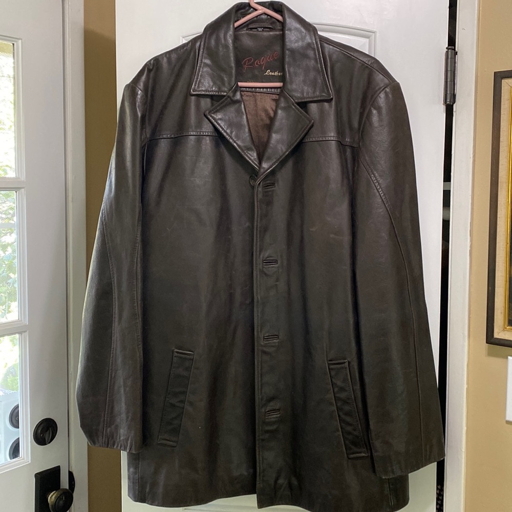 Rogue Leather by Reilly Olmes men’s coat.